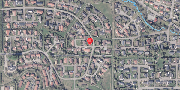 Oversvømmelsesrisiko fra vandløb på Saloparken 233, 8300 Odder