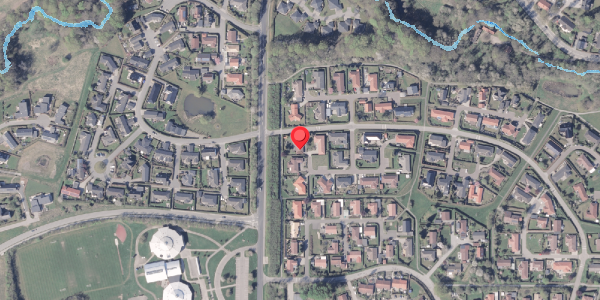 Oversvømmelsesrisiko fra vandløb på Saloparken 308, 8300 Odder