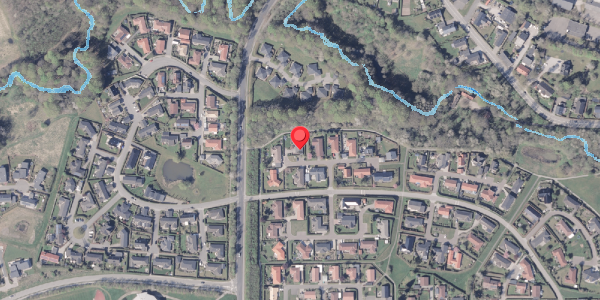 Oversvømmelsesrisiko fra vandløb på Saloparken 309, 8300 Odder