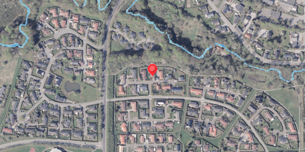 Oversvømmelsesrisiko fra vandløb på Saloparken 313, 8300 Odder