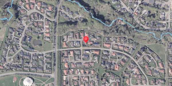 Oversvømmelsesrisiko fra vandløb på Saloparken 325, 8300 Odder