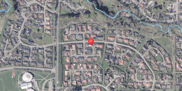 Oversvømmelsesrisiko fra vandløb på Saloparken 326, 8300 Odder