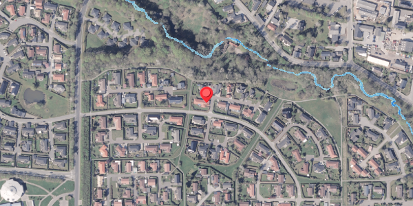 Oversvømmelsesrisiko fra vandløb på Saloparken 329, 8300 Odder