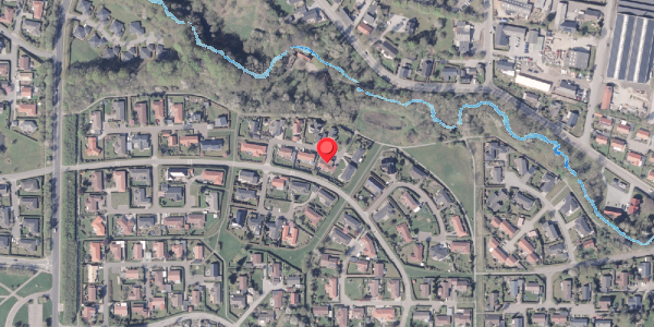 Oversvømmelsesrisiko fra vandløb på Saloparken 345, 8300 Odder