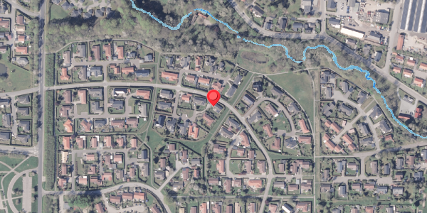 Oversvømmelsesrisiko fra vandløb på Saloparken 346, 8300 Odder