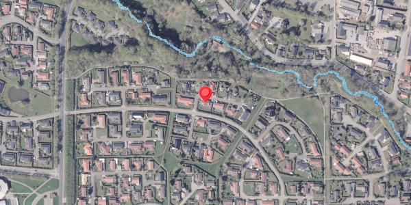 Oversvømmelsesrisiko fra vandløb på Saloparken 349, 8300 Odder