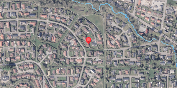 Oversvømmelsesrisiko fra vandløb på Saloparken 365, 8300 Odder