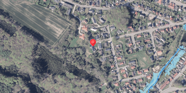 Oversvømmelsesrisiko fra vandløb på Sandageralle 43, . , 8300 Odder
