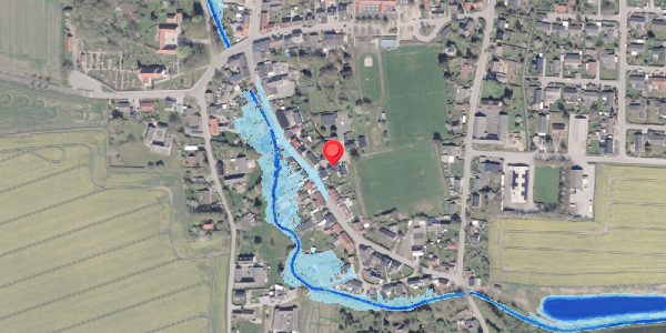 Oversvømmelsesrisiko fra vandløb på Sct.Annagade 2, 8300 Odder
