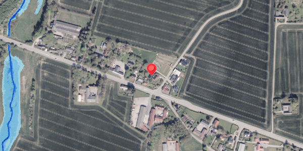 Oversvømmelsesrisiko fra vandløb på Skalborgvej 3, 8300 Odder