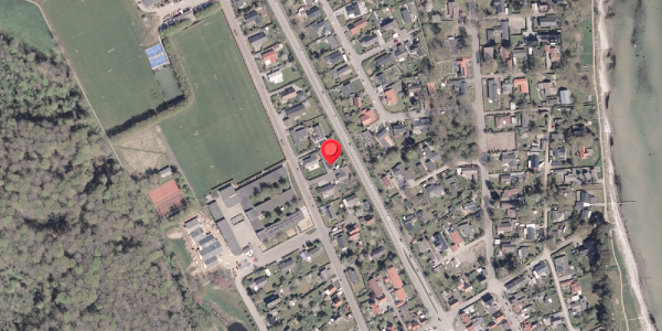 Oversvømmelsesrisiko fra vandløb på Skolegade 40, 8300 Odder