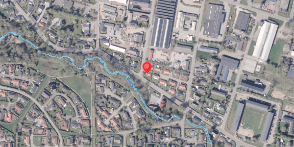 Oversvømmelsesrisiko fra vandløb på Solbakkevej 2, 8300 Odder