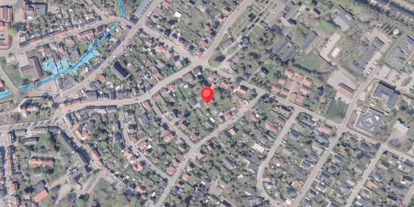 Oversvømmelsesrisiko fra vandløb på Stensvej 5A, 8300 Odder