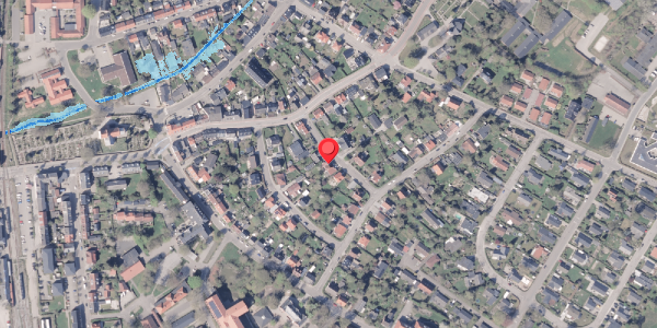 Oversvømmelsesrisiko fra vandløb på Stensvej 8, 8300 Odder