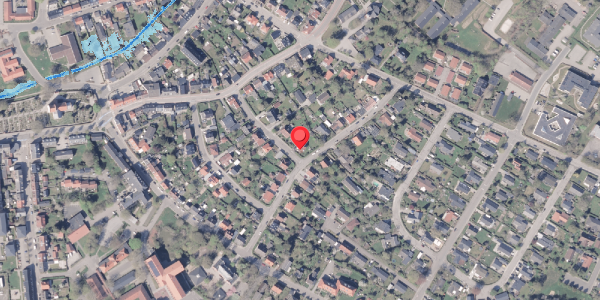 Oversvømmelsesrisiko fra vandløb på Stensvej 9, 8300 Odder