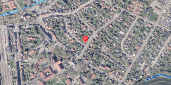 Oversvømmelsesrisiko fra vandløb på Stiftelsesvej 5, 8300 Odder