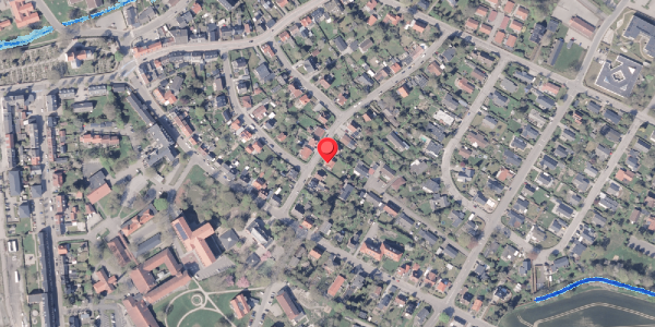 Oversvømmelsesrisiko fra vandløb på Stiftelsesvej 8, 8300 Odder