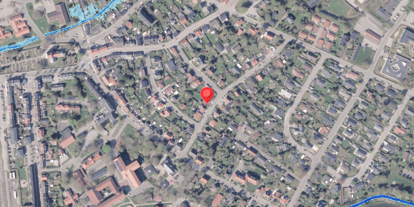 Oversvømmelsesrisiko fra vandløb på Stiftelsesvej 9, 8300 Odder