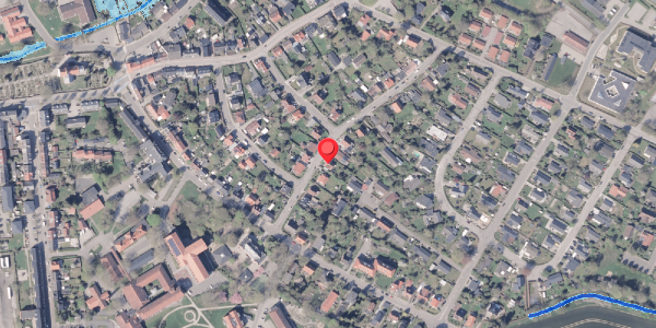 Oversvømmelsesrisiko fra vandløb på Stiftelsesvej 10, 8300 Odder