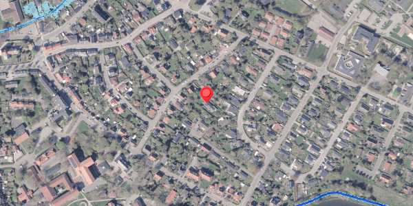 Oversvømmelsesrisiko fra vandløb på Stiftelsesvej 16A, 8300 Odder