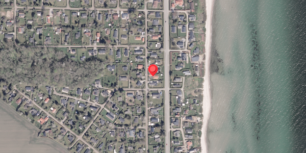 Oversvømmelsesrisiko fra vandløb på Strandbyvej 4, 8300 Odder
