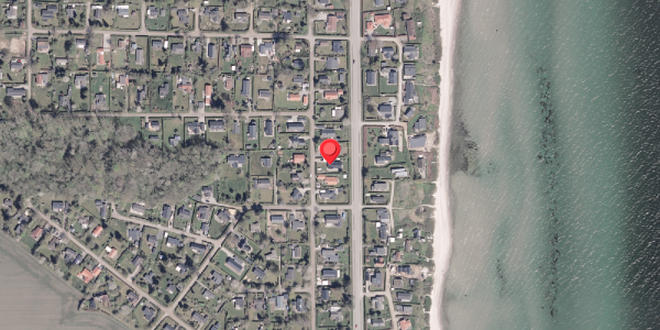 Oversvømmelsesrisiko fra vandløb på Strandbyvej 6, 8300 Odder