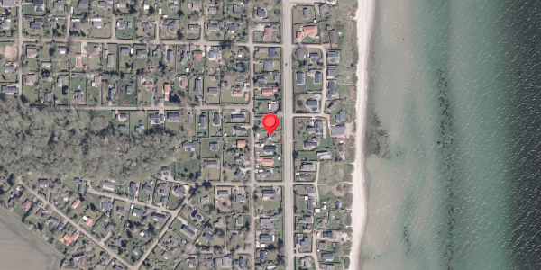 Oversvømmelsesrisiko fra vandløb på Strandbyvej 8, 8300 Odder