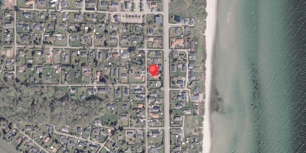 Oversvømmelsesrisiko fra vandløb på Strandbyvej 14, 8300 Odder