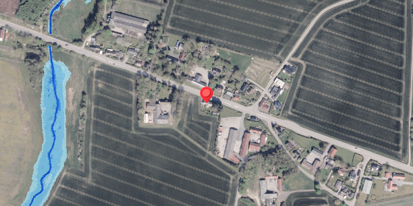 Oversvømmelsesrisiko fra vandløb på Strandvejen 135, 8300 Odder