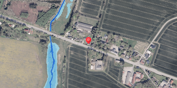 Oversvømmelsesrisiko fra vandløb på Strandvejen 146, 8300 Odder