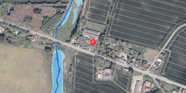 Oversvømmelsesrisiko fra vandløb på Strandvejen 148, 8300 Odder