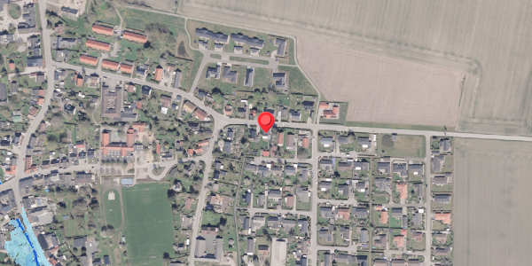 Oversvømmelsesrisiko fra vandløb på Søbyvej 4, 8300 Odder
