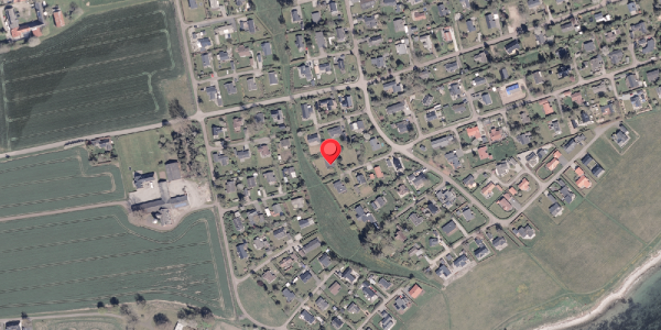 Oversvømmelsesrisiko fra vandløb på Thorasvej 50, 8300 Odder