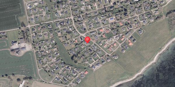 Oversvømmelsesrisiko fra vandløb på Thorasvej 60, 8300 Odder