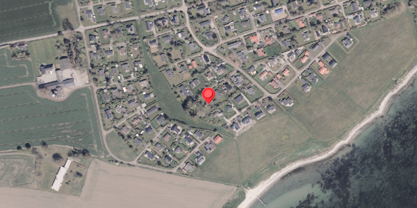 Oversvømmelsesrisiko fra vandløb på Thorasvej 70, 8300 Odder