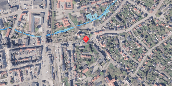 Oversvømmelsesrisiko fra vandløb på Tornøegade 24, st. th, 8300 Odder