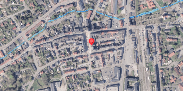 Oversvømmelsesrisiko fra vandløb på Torvet 5, 3. th, 8300 Odder
