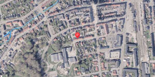 Oversvømmelsesrisiko fra vandløb på Tværgade 17, 8300 Odder