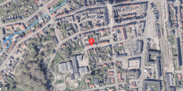 Oversvømmelsesrisiko fra vandløb på Tværgade 21, 8300 Odder