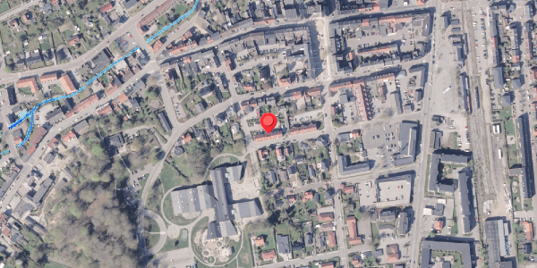 Oversvømmelsesrisiko fra vandløb på Tværgade 23, 8300 Odder