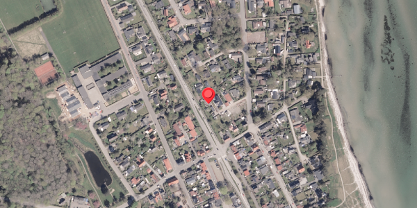 Oversvømmelsesrisiko fra vandløb på Villavej 1A, 8300 Odder