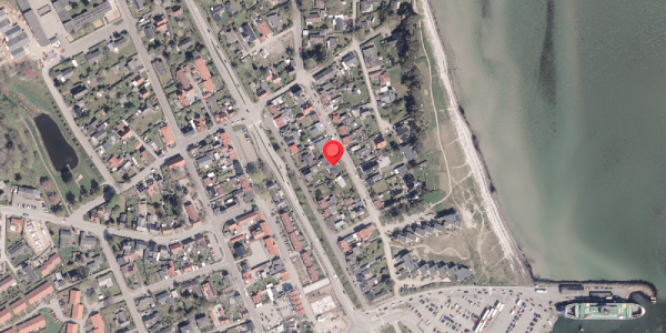 Oversvømmelsesrisiko fra vandløb på Øster Alle 7, . , 8300 Odder