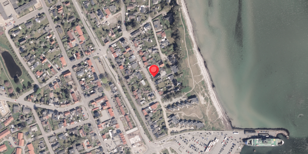Oversvømmelsesrisiko fra vandløb på Øster Alle 8, 8300 Odder