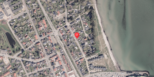 Oversvømmelsesrisiko fra vandløb på Øster Alle 14, . , 8300 Odder