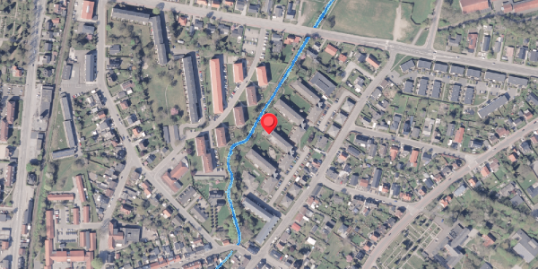 Oversvømmelsesrisiko fra vandløb på Østergade 35D, 2. th, 8300 Odder