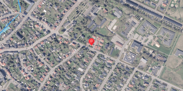 Oversvømmelsesrisiko fra vandløb på Østermarksvej 7A, 8300 Odder