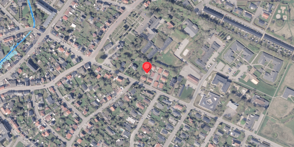 Oversvømmelsesrisiko fra vandløb på Østermarksvej 7C, 8300 Odder
