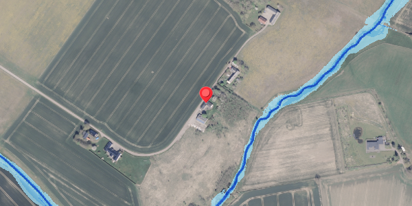 Oversvømmelsesrisiko fra vandløb på Østermarksvej 136, 8300 Odder