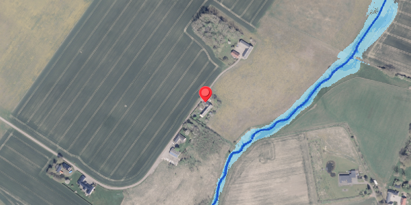 Oversvømmelsesrisiko fra vandløb på Østermarksvej 140, 8300 Odder