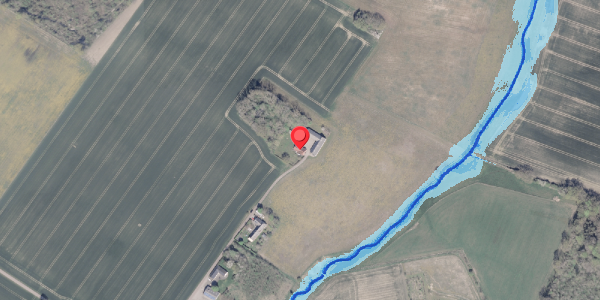 Oversvømmelsesrisiko fra vandløb på Østermarksvej 156, 8300 Odder